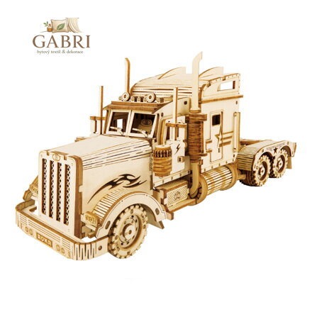 RoboTime 3D dřevěná skládačka Americký tahač