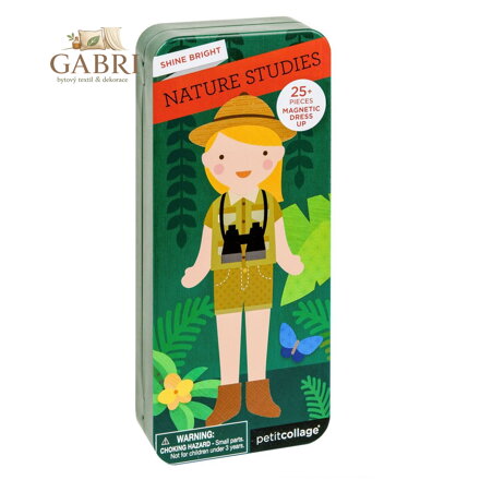 Petit Collage Magnetické puzzle Přírodovědkyně