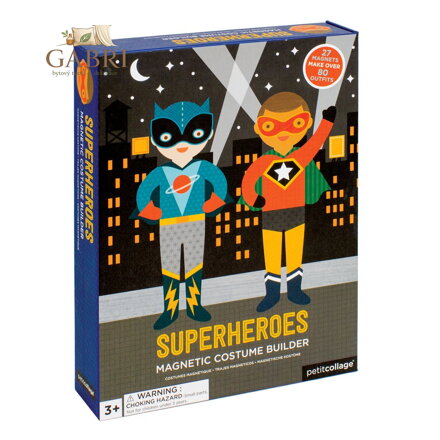 Petit Collage Magnetické puzzle - Superhrdinové