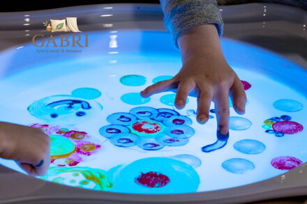 Jonely Magický světelný stůl s vanou na písek a vodu