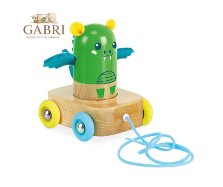 Vilac Tahací hračka a chrastítko Dráček