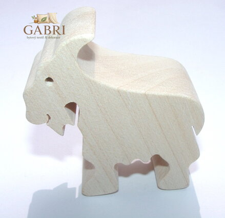 Fauna Dřevěné zvířátko koza