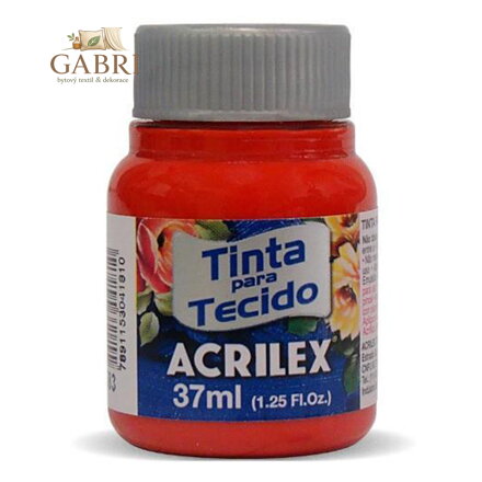 ACR Barva na textil 37ml, Tomato Red 583