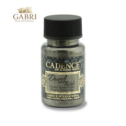 Textilní barva Cadence, metal. antracit, 50 ml