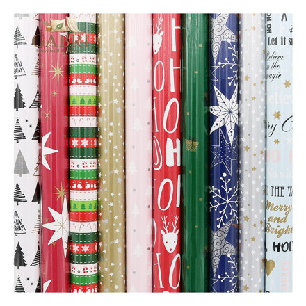 Dárkový balící papír - v roli, vánoční 70x200 cm (10 motivů) Presenta Christmas