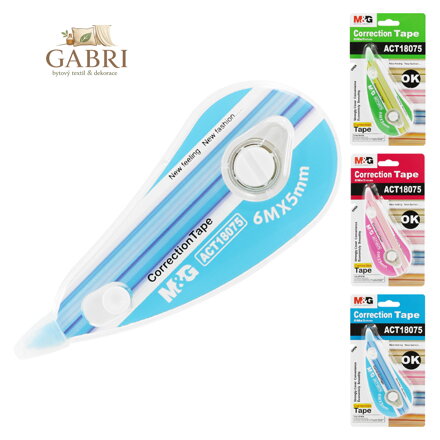 Korektor páska M & G T-182/5 mm x 6 m /