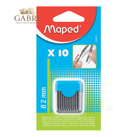 Tuha do kružítka MAPED 2 mm, 10 ks