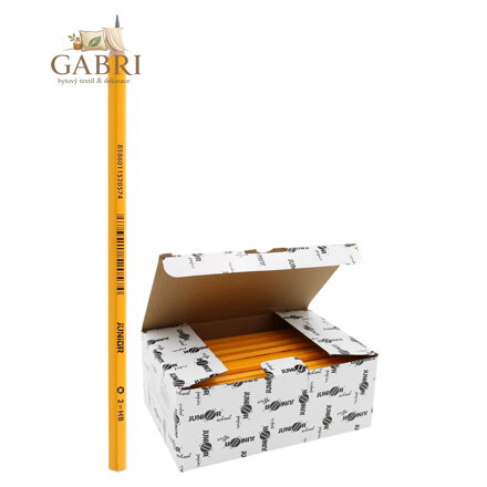 Tužka grafitová JUNIOR šestihranná - tvrdost HB (č.2)