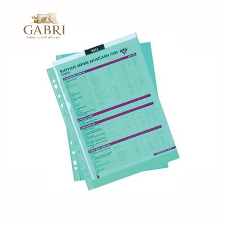 Euroobal A4 50 um barevný - modrý, lesklý 100 ks