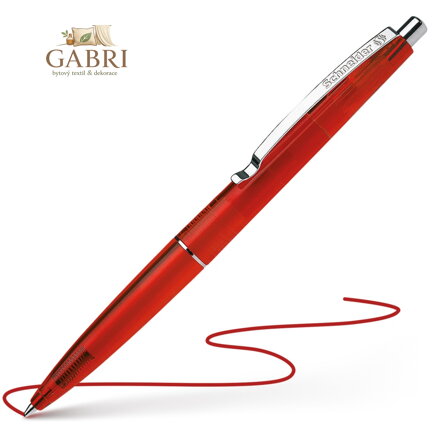 Pero kuličkové Schneider K20 Icy Colours - červená náplň