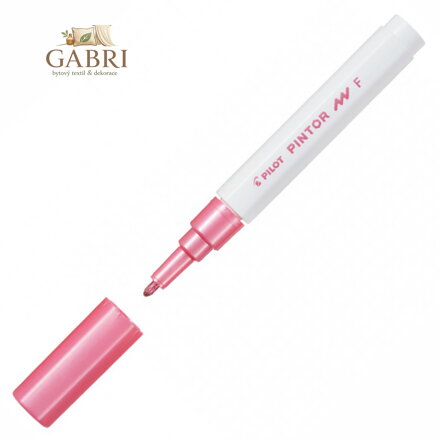 Pintor, PO, Fine, akrylový popisovač metalická růžová