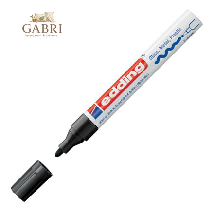 Lakový popisovač Edding 750 černý