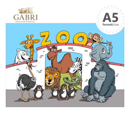 Omalovánka A5 LUX - Zoo