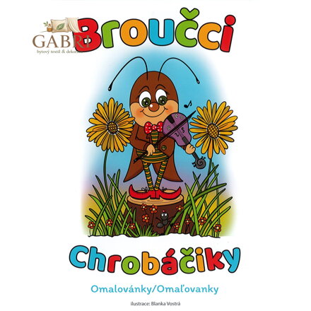 Omalovánka A4 podle čísel - Broučci