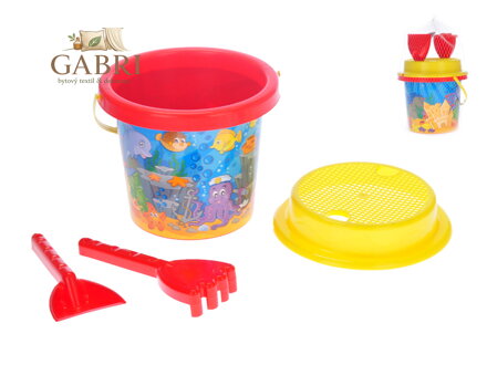 Sada na písek mořský svět 10m+ 4ks v síťce