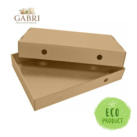 Krabice dvoudílná 54 x 37 x 9 cm (vlnitá lepenka)