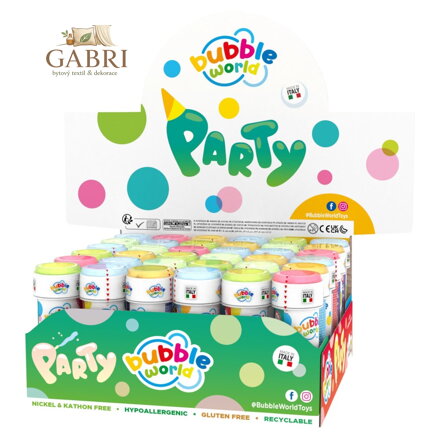 Bublifuk DULCOP 60 ml, Party bubbles