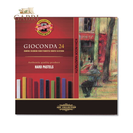 Křídy gioconda olej. 24 ks