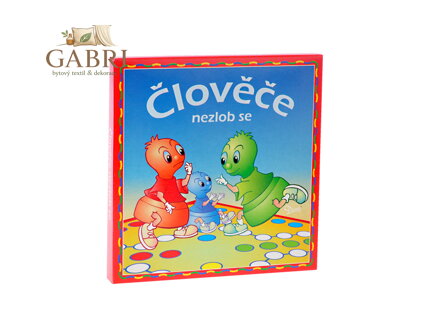 Společenská hra menší Člověče, nezlob se v krabičce