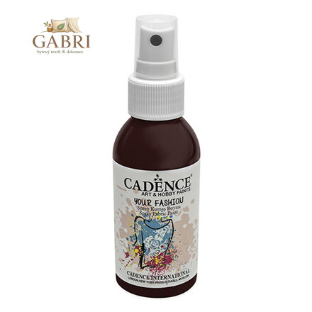 Textilní barva ve spreji Cadence, vínová, 100ml