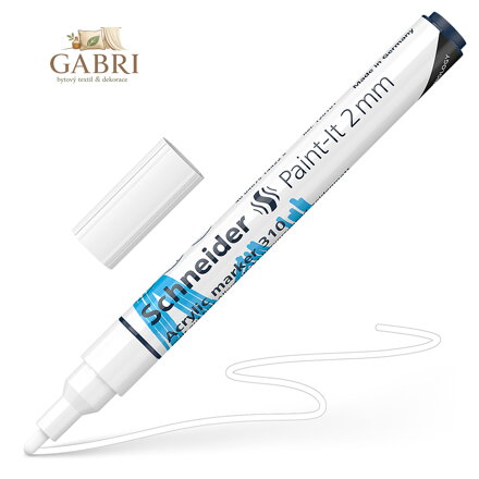 Schneider Paint-It 310 Akrylový popisovač 2 mm - bíly