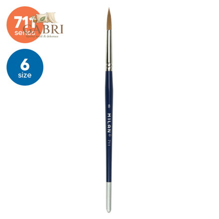 Štětec kulatý MILAN Fine Selection č. 6 - 711