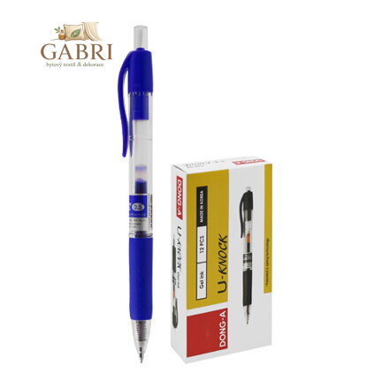 Pero gelové DONG-A U-Knock 0.5mm / modré