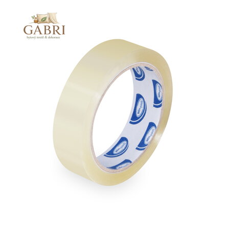 Lepící páska průhledná 25 mm x 66 m