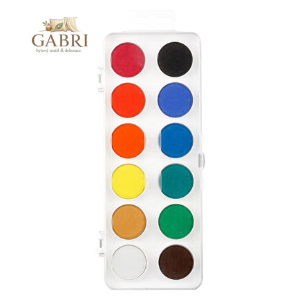 Barvy vodové 30, 12 barev