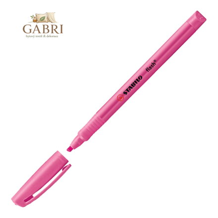 Zvýrazňovač STABILO flash růžový