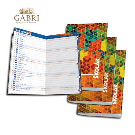 Mini diář 2025-2026 Školák