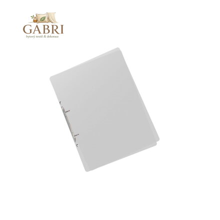 Pořadač kroužkový PP (2-kroužkový) A5, 2,5cm, čirý