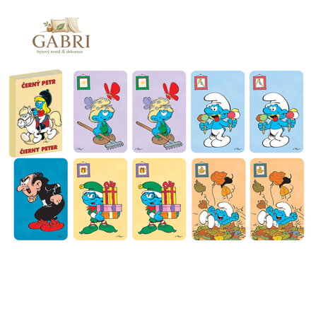 Karty hrací - Černý Petr - Akim Čtyřlístek