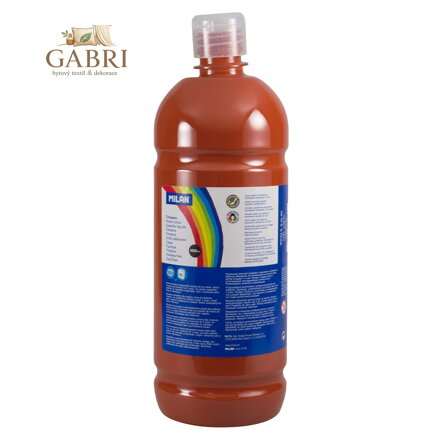 Barva temperová 1000ml hnědá