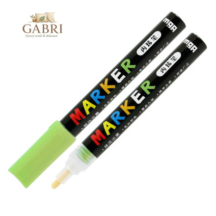 Popisovač akrylový M&G Acrylic Marker 2 mm, Yellow Green S503