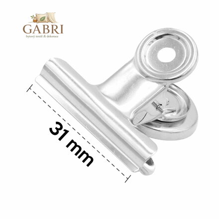 Klip pružinový 31 mm s magnetem
