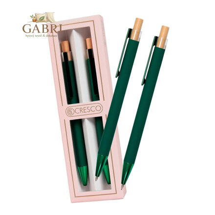 Pero kuličkové + Mechanická tužka DIPLOMAT Green