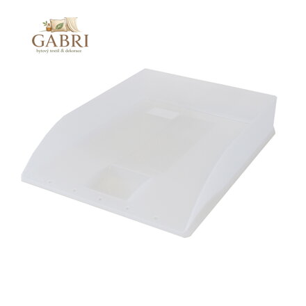 Zásuvka odkládací - Classic bílá - transparent.