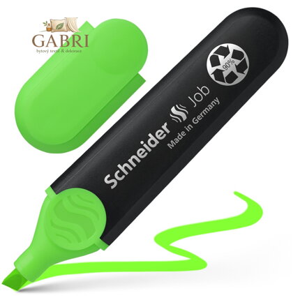Zvýrazňovač Schneider Job - zelená