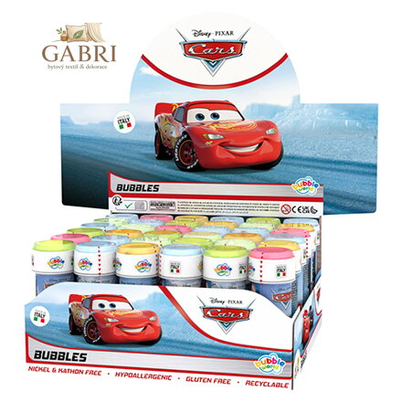 Bublifuk DULCOP 60 ml, Cars