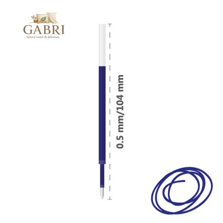 Náplň gelová JUNIOR 205 0,5 mm - modrá