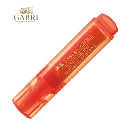 Zvýrazňovač Faber-Castell Superfluo Fresh Orange, oranžový