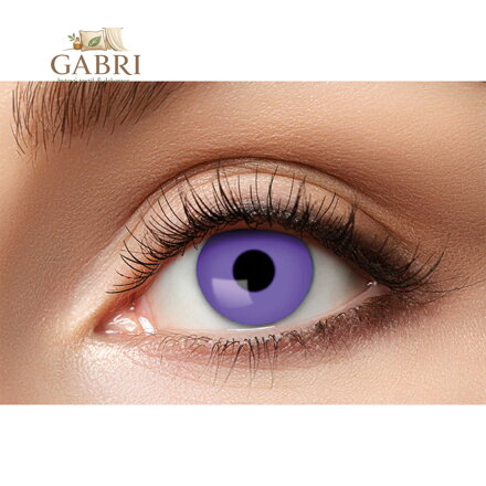 Oční, kontaktní čočky týdně - Purple gothic