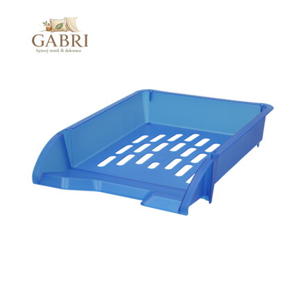 Zásuvka odkládací A4 TTO - transparentní modrá