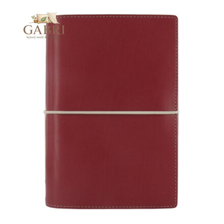 Diář Filofax Domino červený, osobní