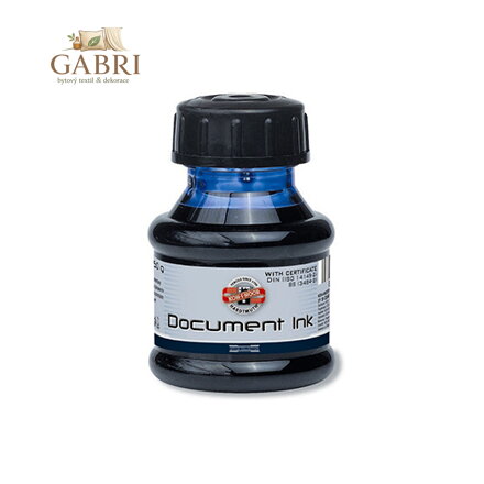 Inkoust do plnicího pera KOH-I-NOOR Document 50 ml, černý