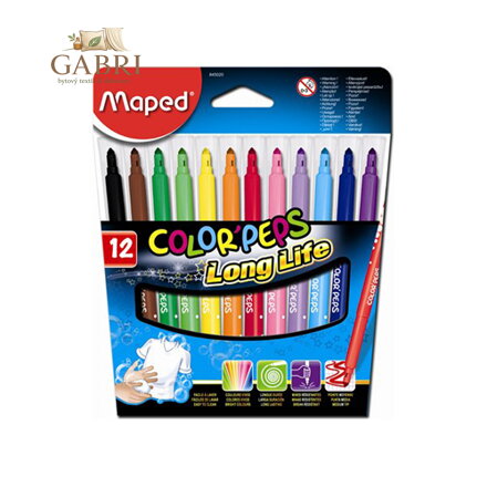 Fixy - MAPED COLOR PEPS - sada 12 ks