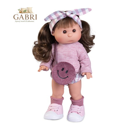 Panenka Iris s kabelkou 38 cm