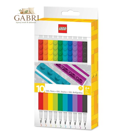 LEGO Gelová Pera, mix barev - 10 ks