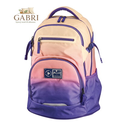 Školní batoh Apollo 241 Ergo Sunset - rose/fialový